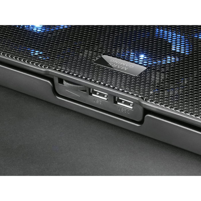 Mars Gaming MNBC23 Base de refrigeración para portátiles de hasta 16 pulgadas, Negro